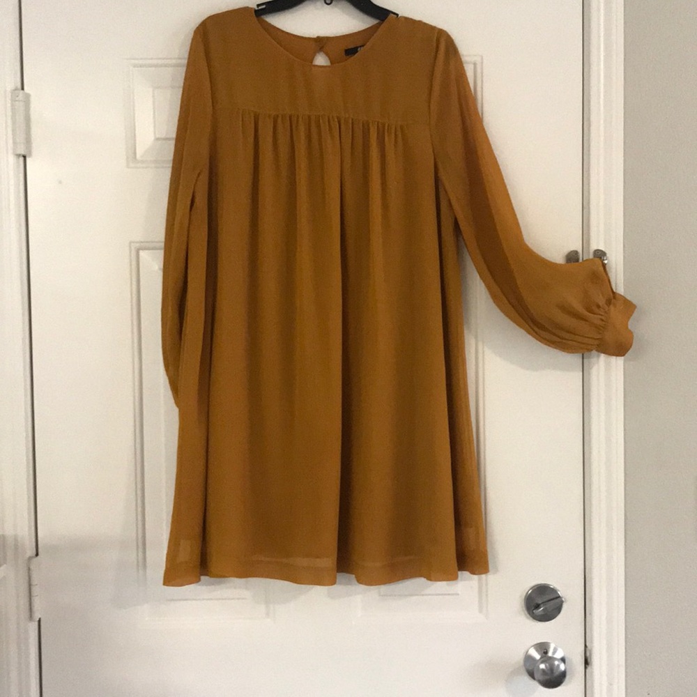 H&M mustard dress